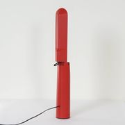 Red picchio desk lamp by isao hosoe for luxo, 1980s