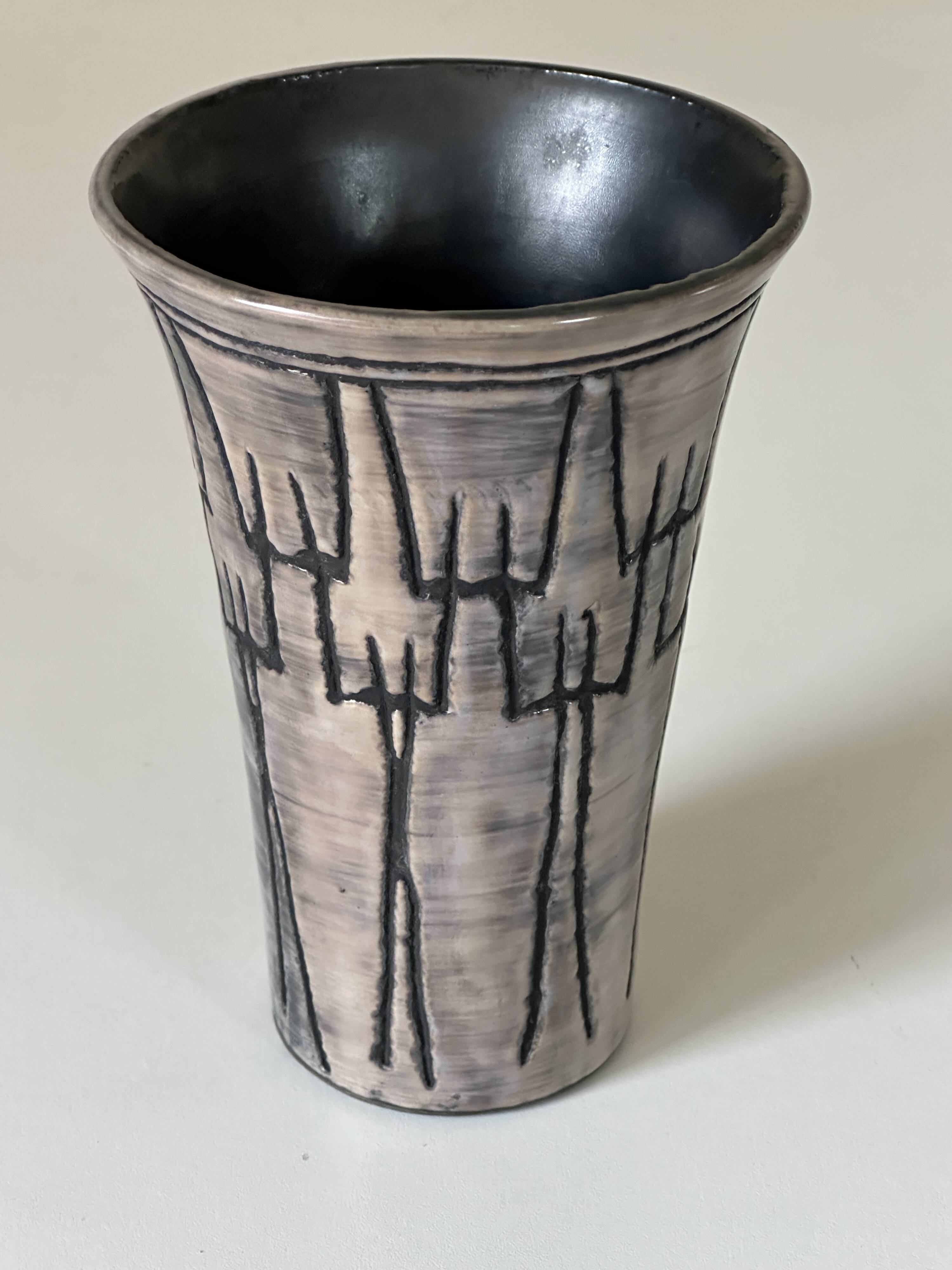 Vintage ceramic vase from the 60s