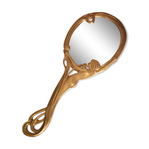 miroir doré