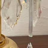 Pair of vintage gold accent lamps