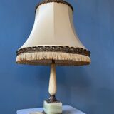 Table lamp with marble base