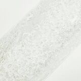 Paire de lampes murales en verre de Murano tubulaire du milieu du siècle de Hillebrand, années 1970.