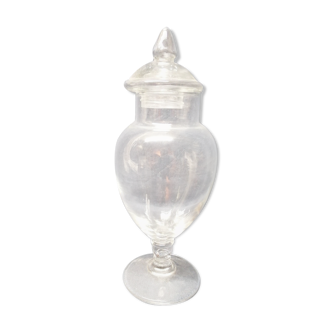 Glass cotton jar