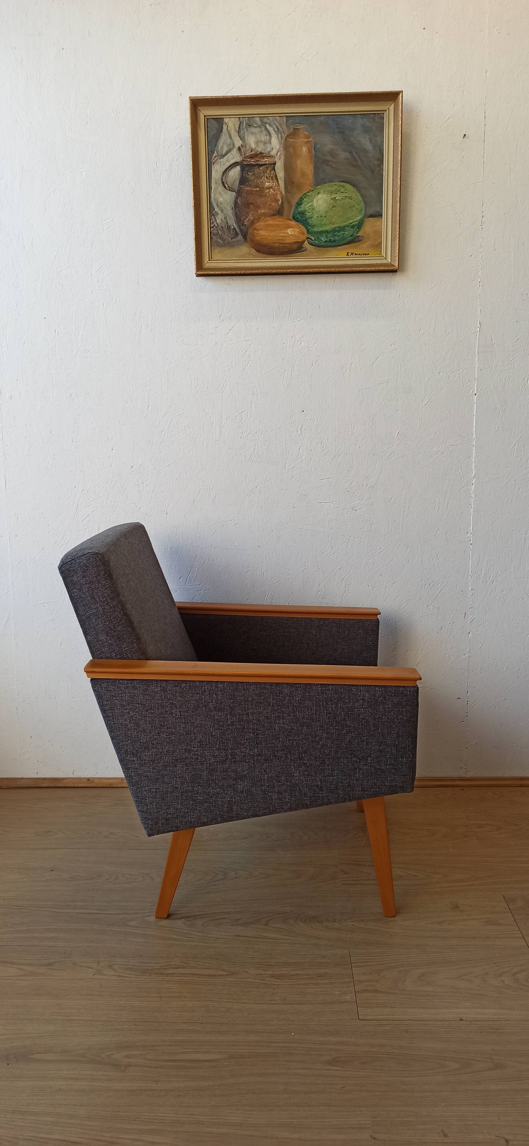 Fauteuils modernes du milieu du siècle 1970. Ensemble de 2.