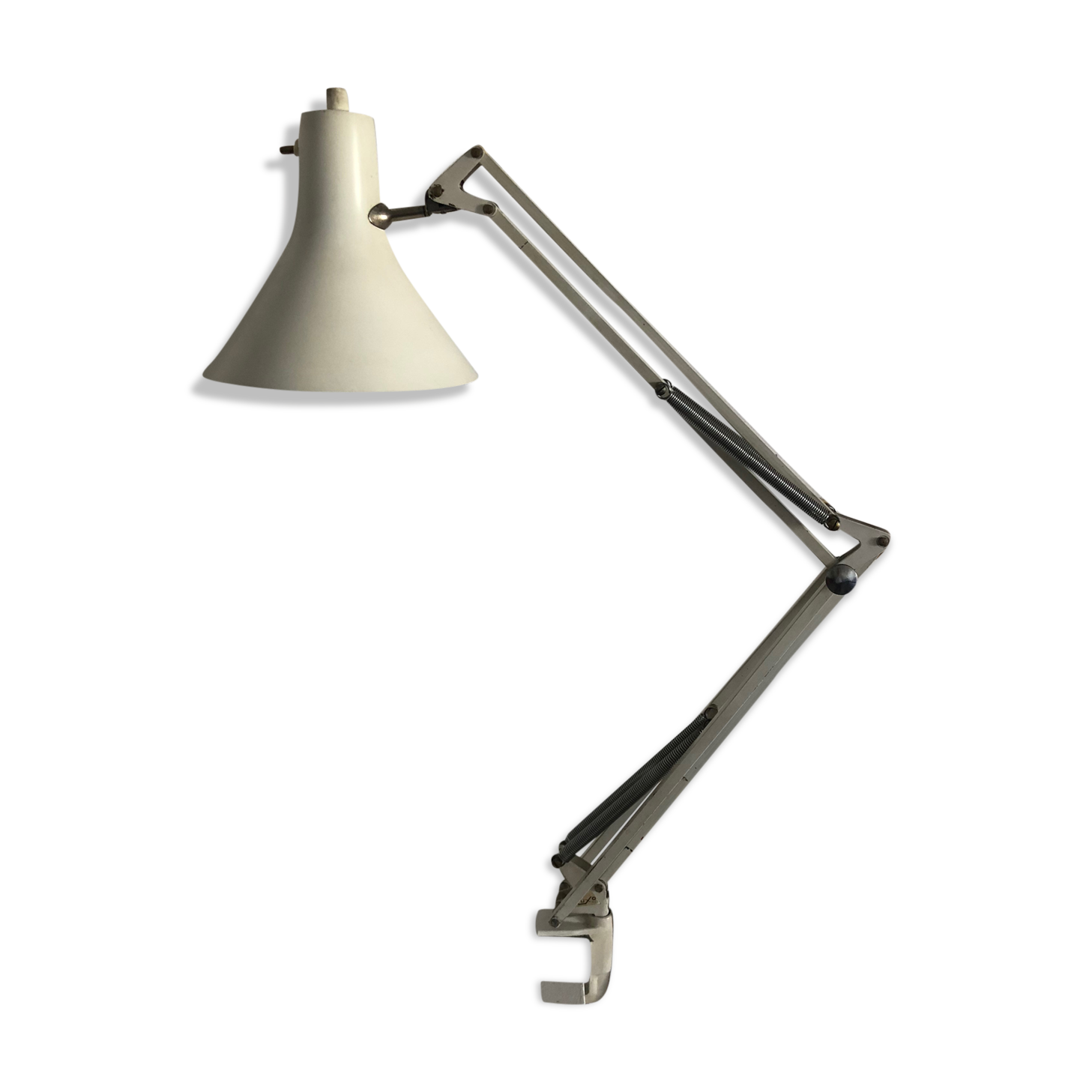 Luxo l4 white vintage architect lamp 1960