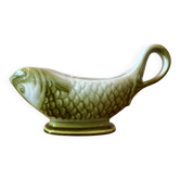 Vintage fish-shaped sauce boat Moulin des Loups