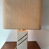 Lamp in carved limestone 1970/80