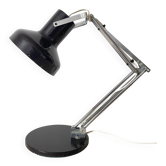 Adjustable metal and chrome desk lamp, 1960s-70s