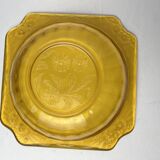 Art Deco, Val Saint Lambert amber glass bowl circa 1930
