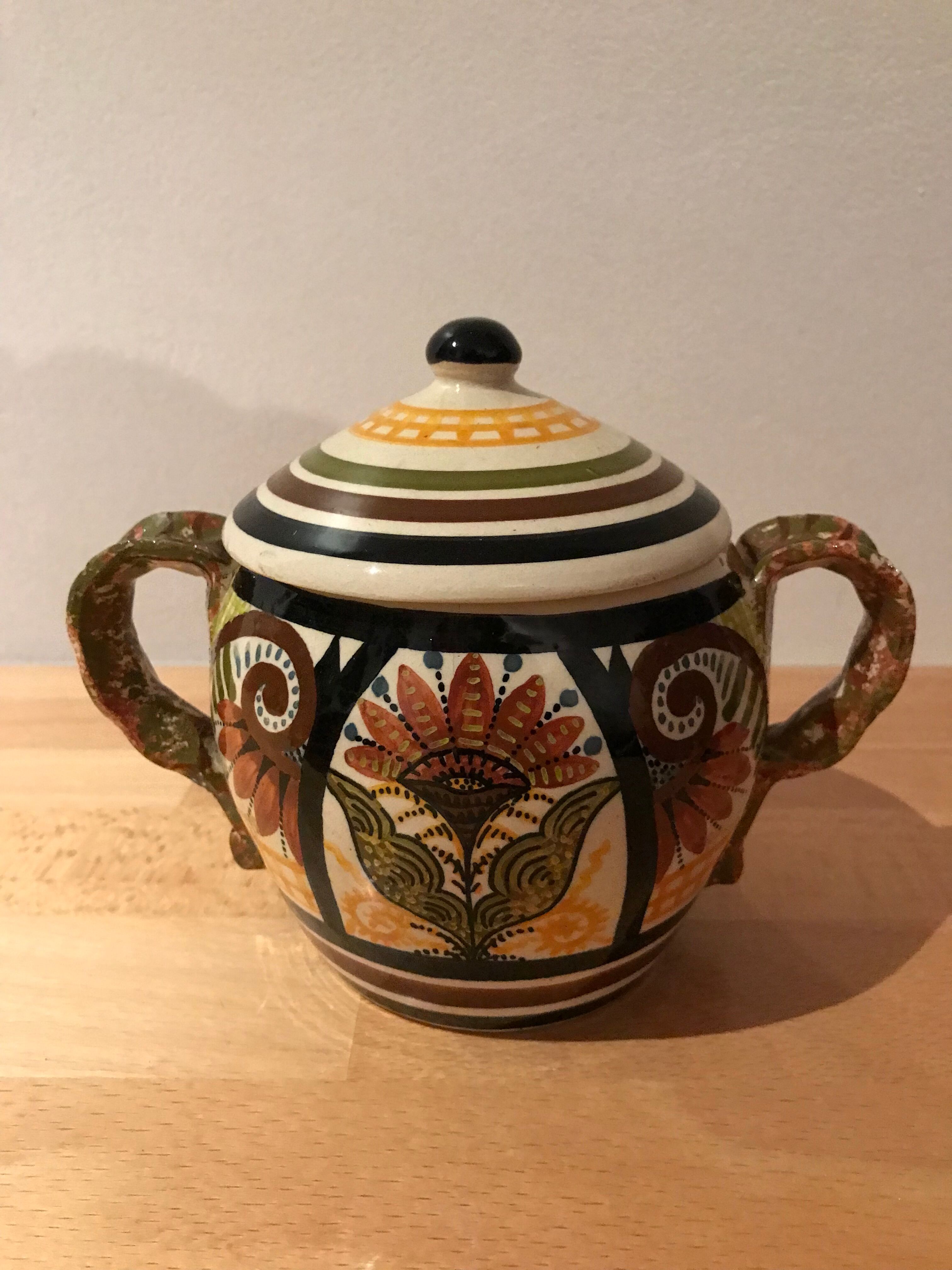 Tea set Quimper Paul Fouillen