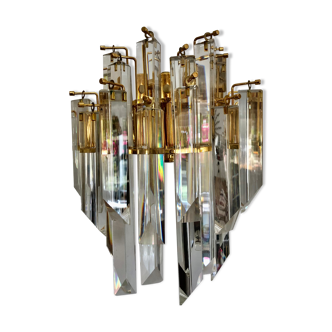 Venini sconce large iridescent glass model