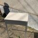 Bureau pupitre table d'appoint en bois peint vintage