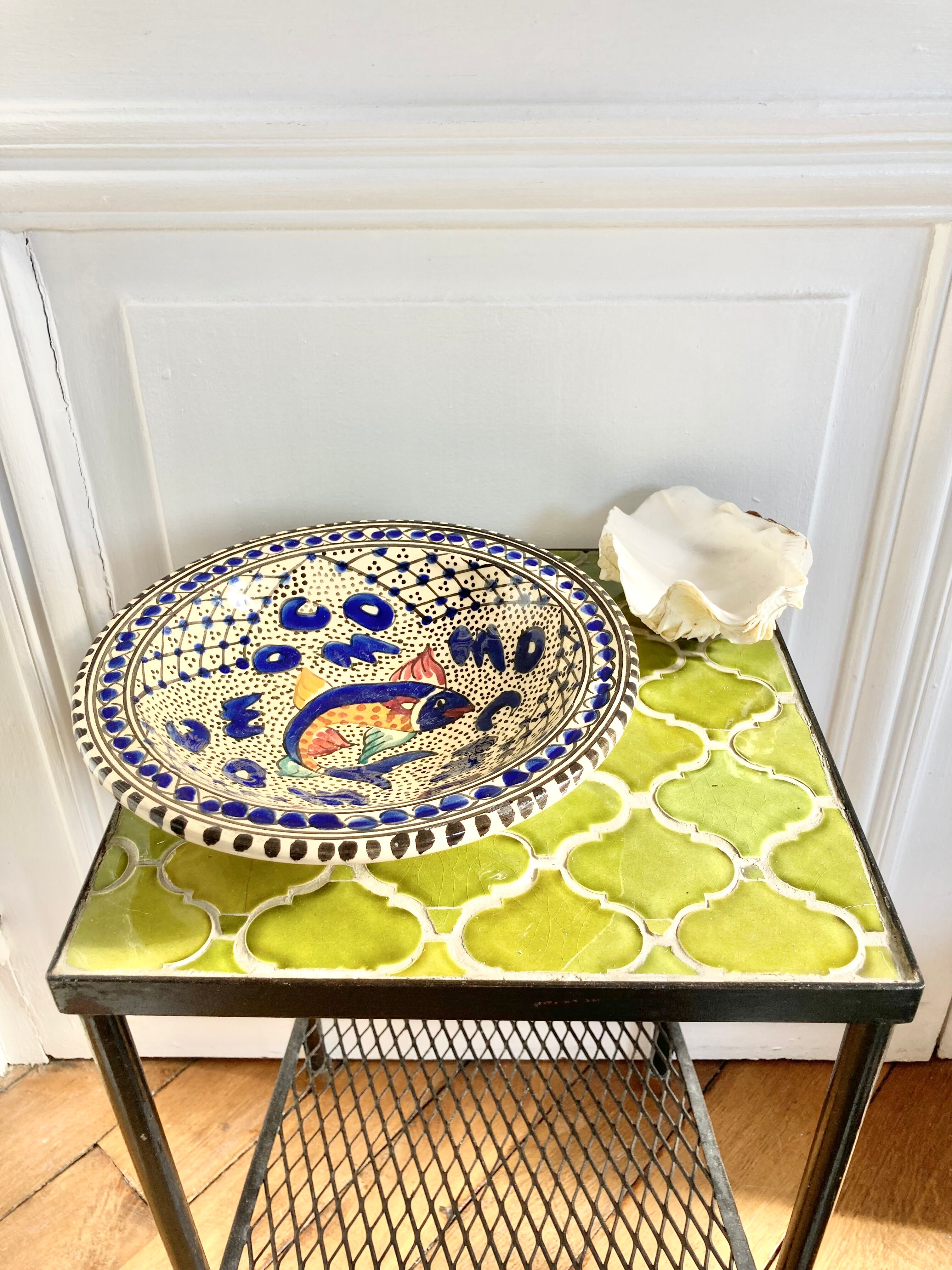 Empty pocket ceramic cut decoration fish