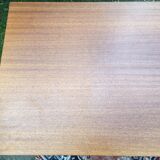 Vintage teak marine desk with 2 drawers.