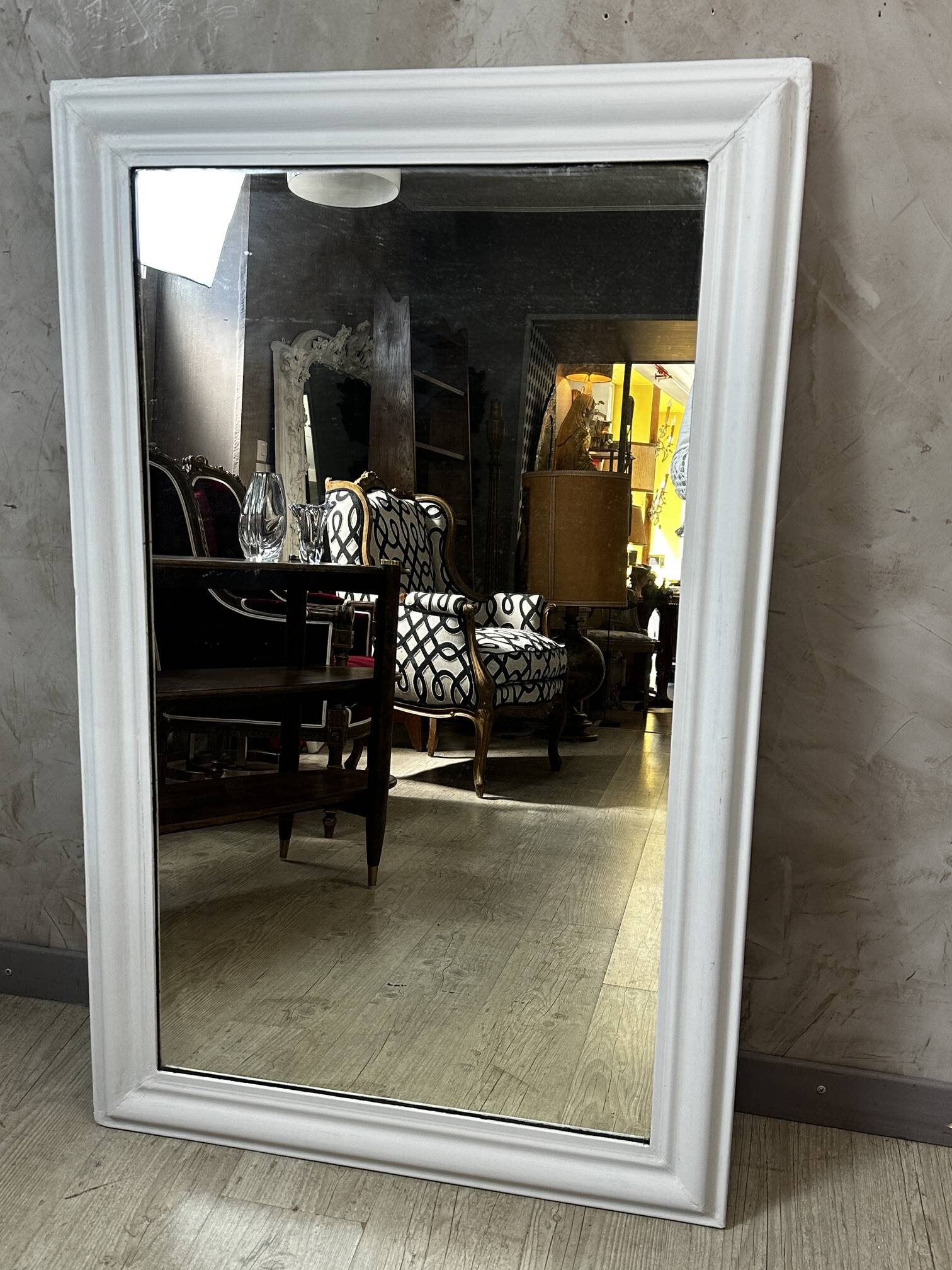 Miroir ancien repeint