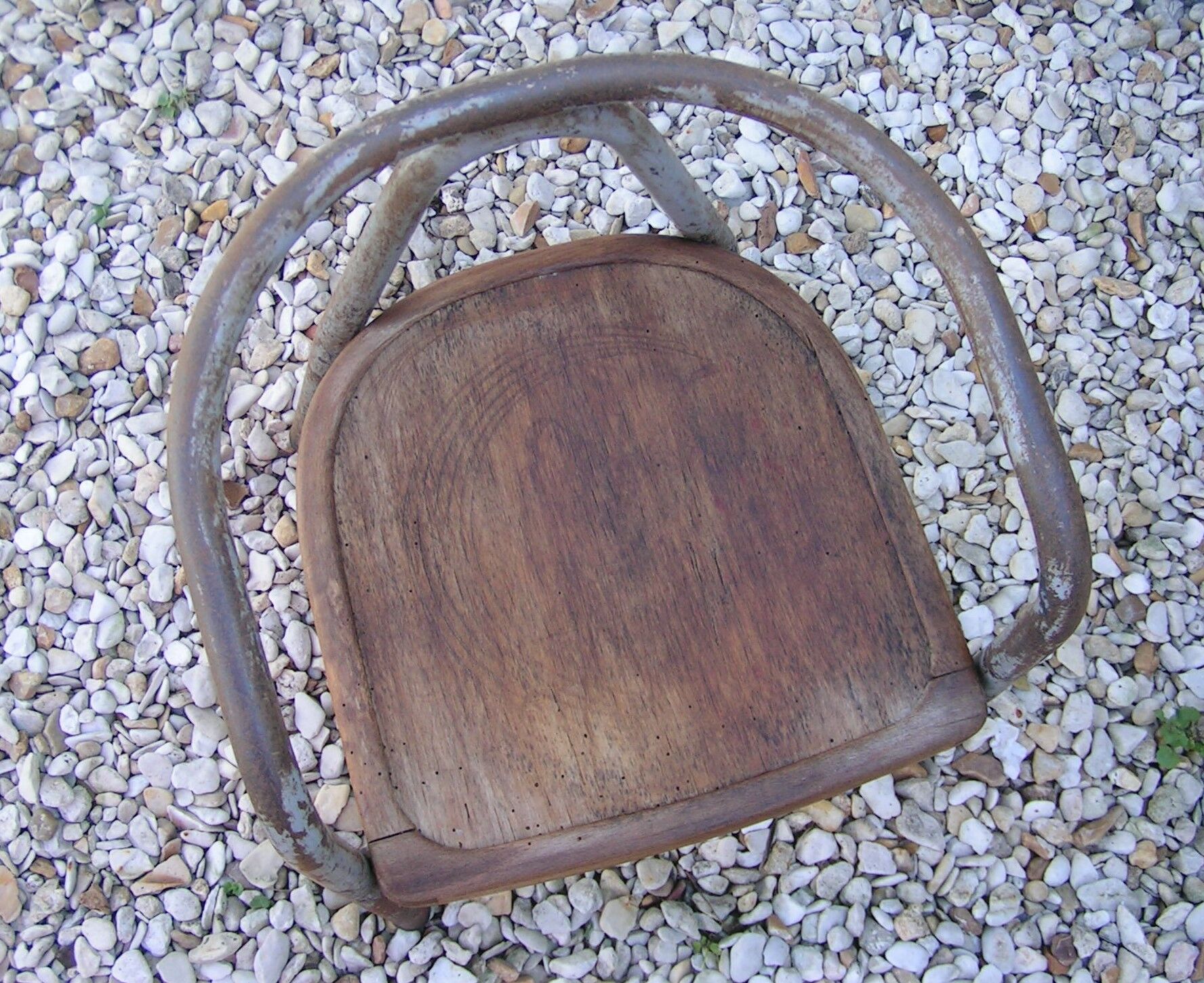 Wooden and metal child chair