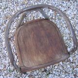 Wooden and metal child chair