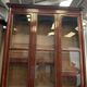 Window furniture in two bodies Napoleon III Mahogany and veneer XIX century