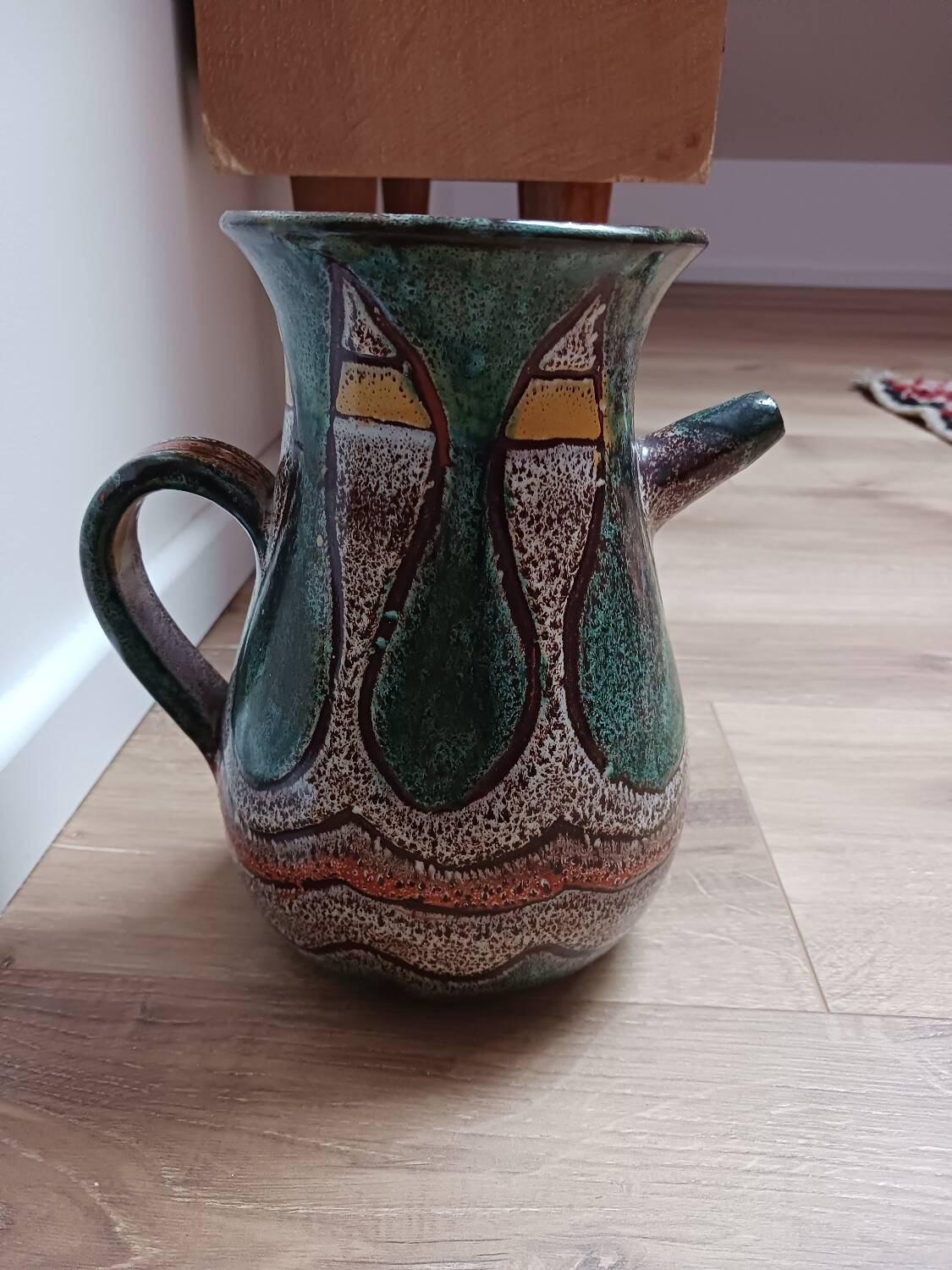 Vallauris ceramic pitcher