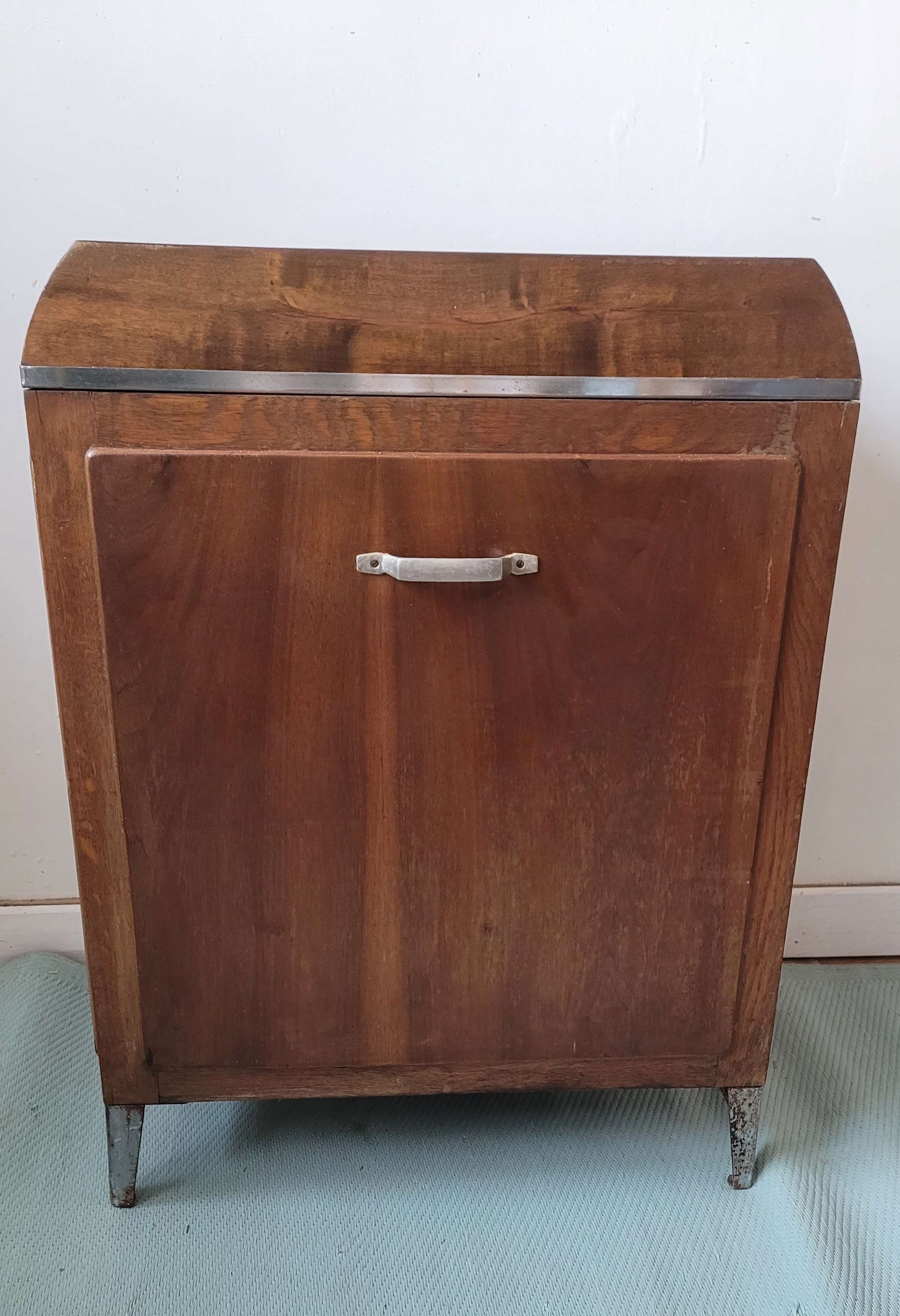 Vintage wooden desk box / or bathroom furniture