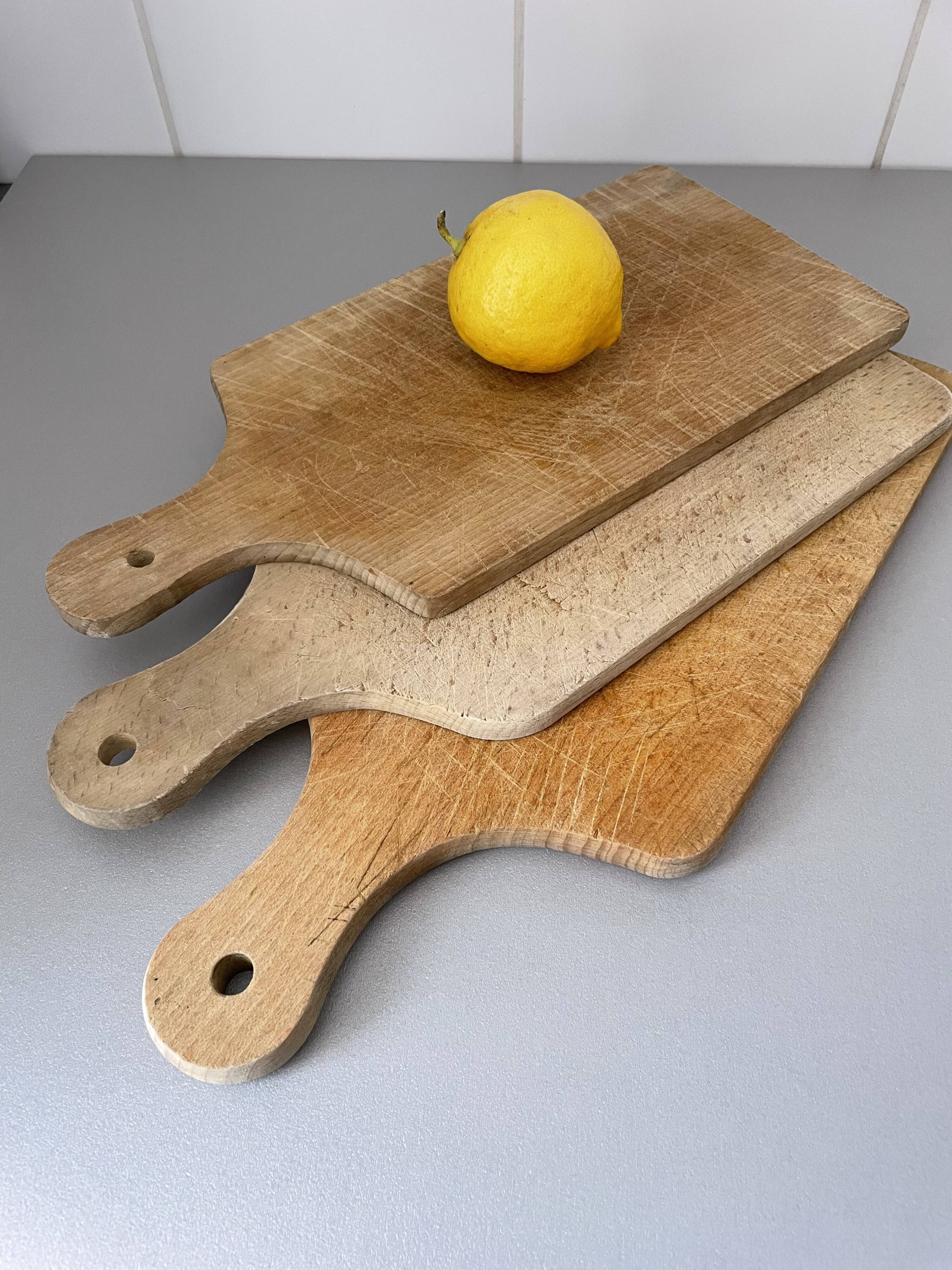 Lot de planches à découper en bois