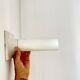 Vintage White Metal Wall/Ceiling Lamps by Rolf Krüger for Staff, 1970s Germ
