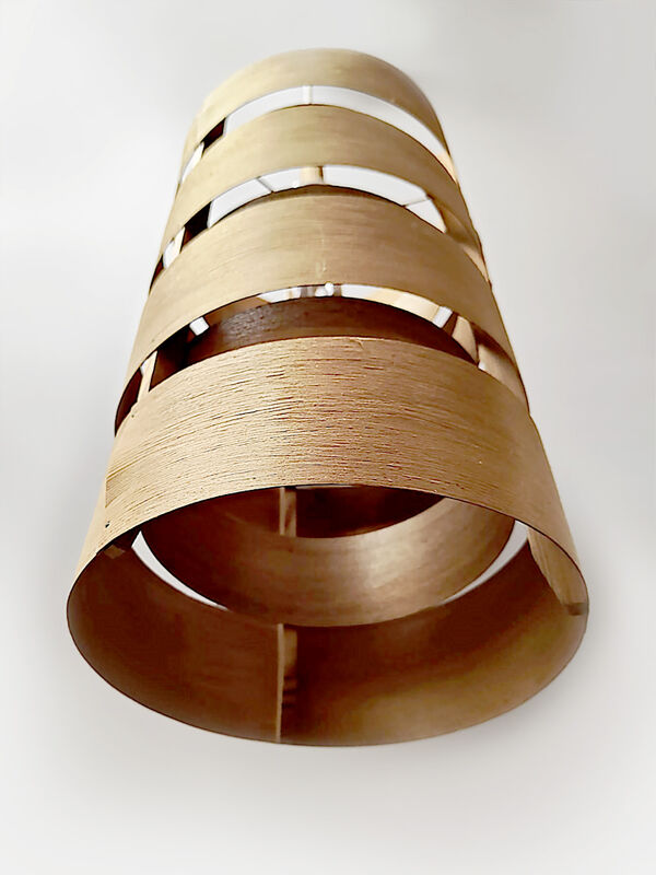 Suspension placage de pin vintage