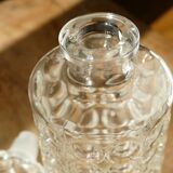 1970s whisky carafe made of solid glass