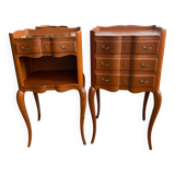 Pair of Louis XV style bedside tables