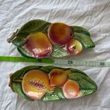 2 ceramic appetizer plates