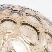 Plafonnier Midcentury en Verre Fumé, Sputnik, Allemagne