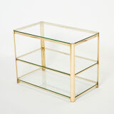 Bronze side table signed J.T. Lepelletier for Broncz circa 1960