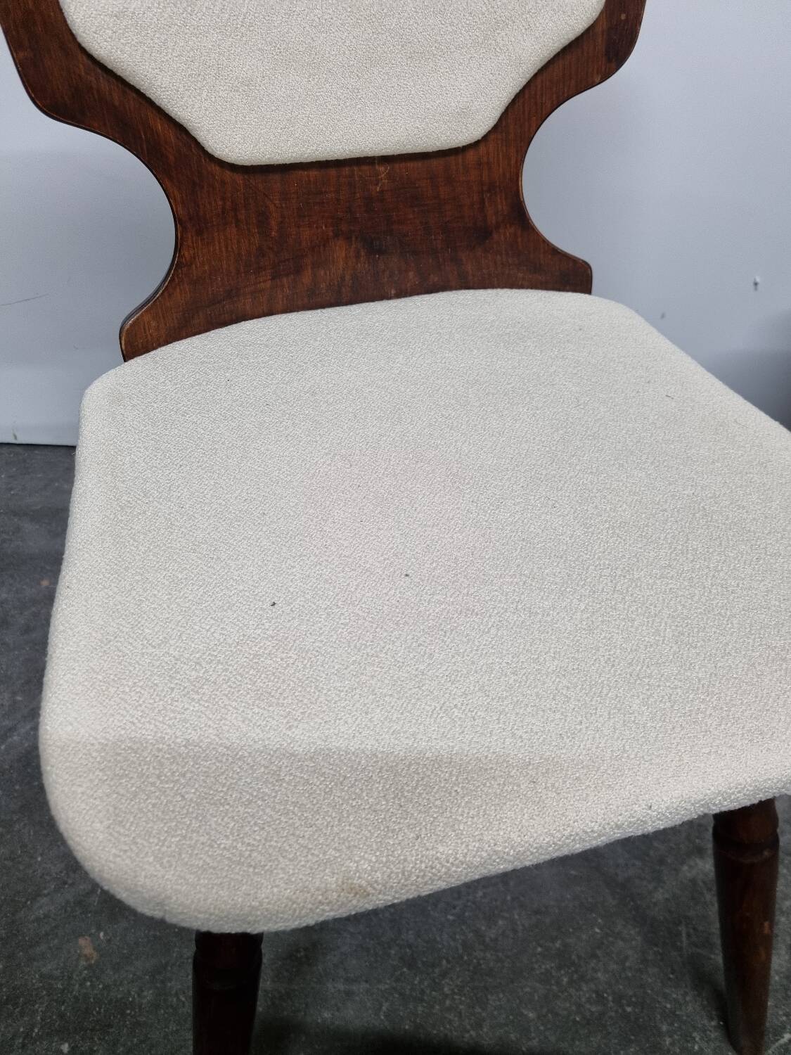 Pair of vintage wooden chairs
