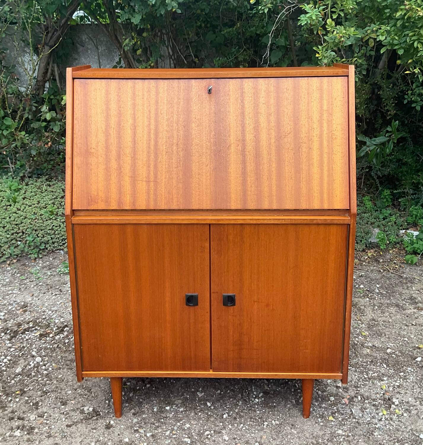 Scandinavian teak secretary furniture from the 60s and 70s