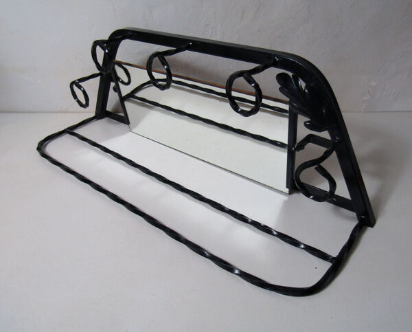 Porte manteau en métal fer forgé