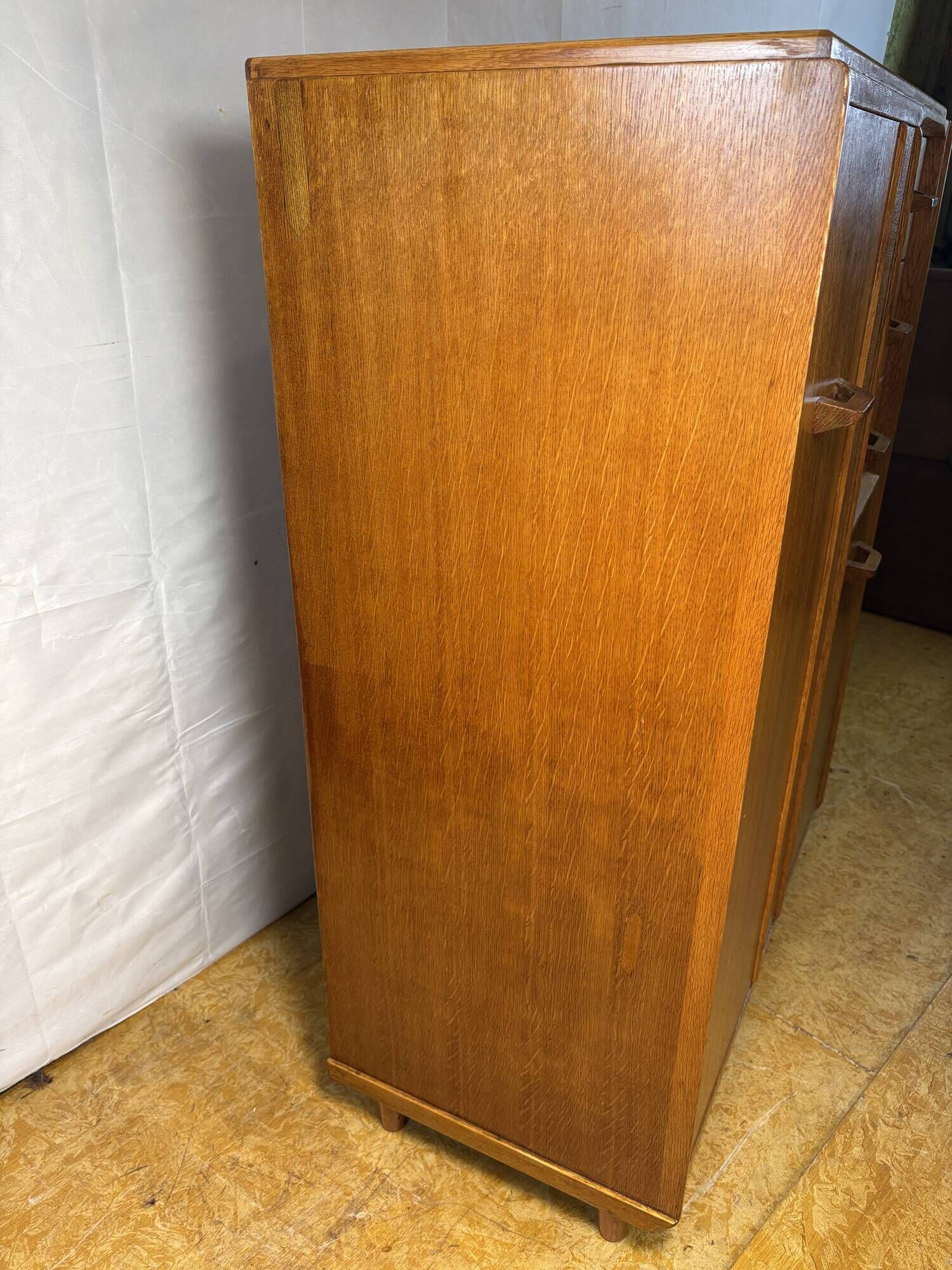 Mid-Century Retro Vintage Oak Compactum Gentleman’s Wardrobe by G Plan E. G