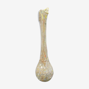 Glass end XIX vase