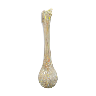 Glass end XIX vase