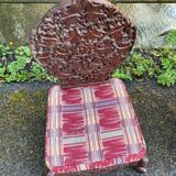 Small Anglo-Indian armchair in exotic wood