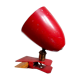 Lampe à pince vintage rouge – années 50