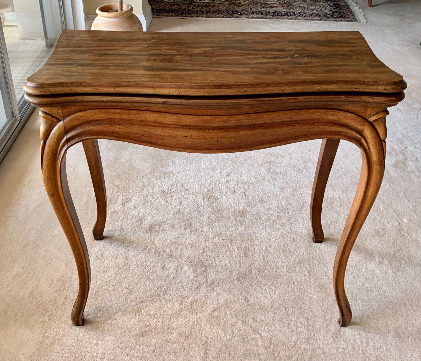 Art nouveau bridge table