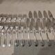 11 silver-plated fish forks and 11 fish knives by silversmith Ercuis Nil