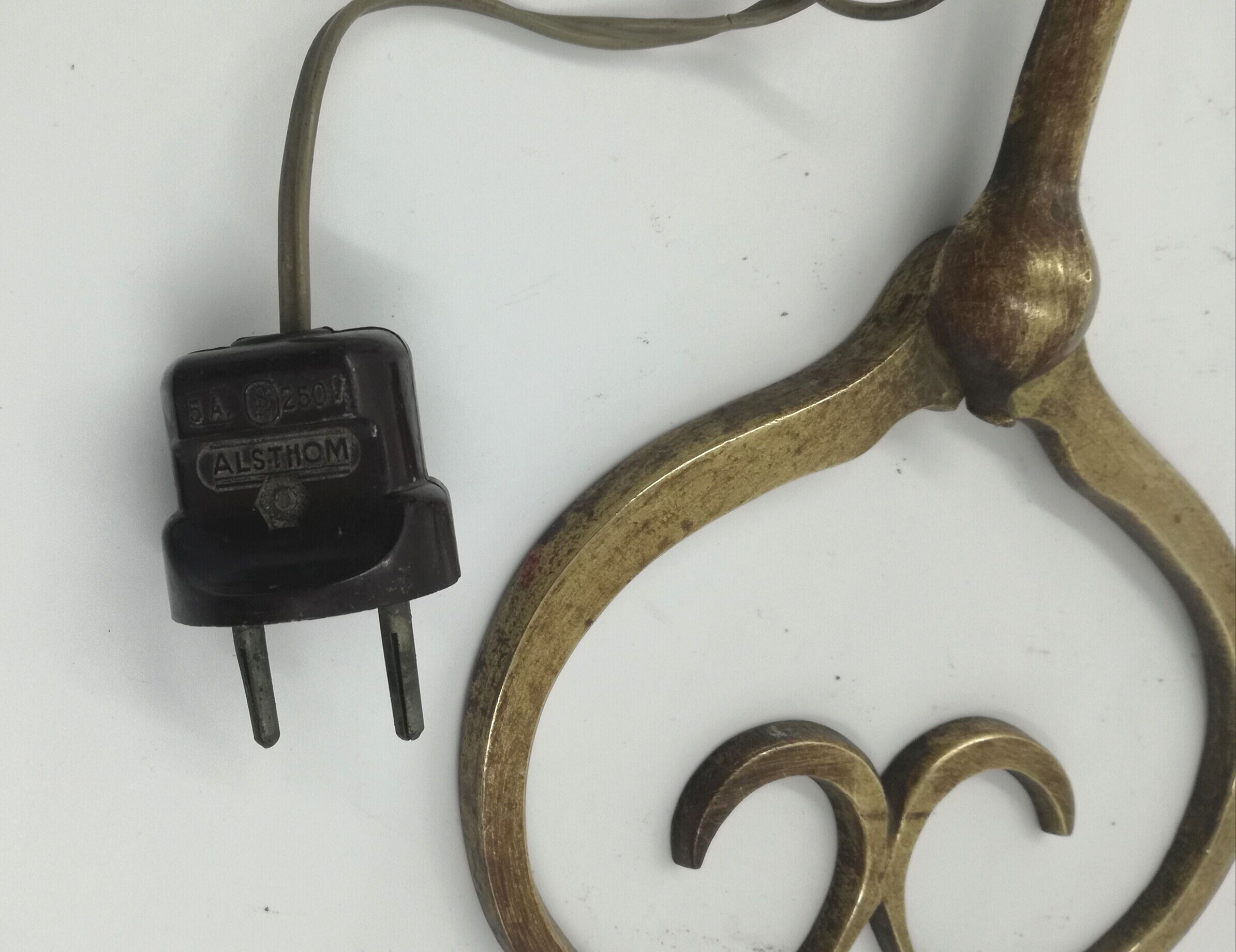 Art deco lamp in brass and bronze 20/30s