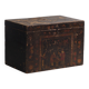 Antique chest painted in pine wood – China, around 1900