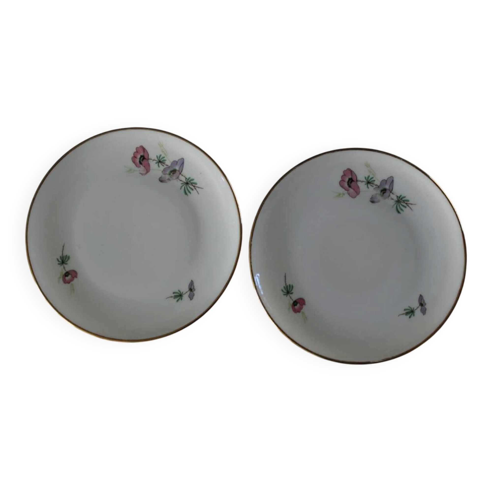 Assiettes à dessert porcelaine
