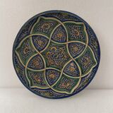 Polychrome Dish Ghotar from Fez Morocco XIX Africa