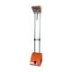 Lampe de bureau télescopique orange