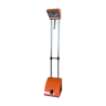Orange telescopic desk lamp