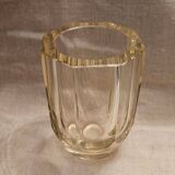 Daum Nancy - Cylindrical Vase, Citrine Colour, Circa 1930