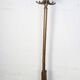 Curved wooden parrot coat rack bistro
